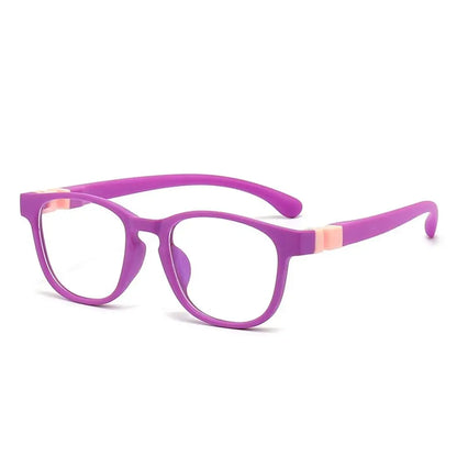 Anti-Blue Light Kids Glasses Removable Silicone Children Boys Girls Computer Eye Protection Eyeglasses Ultra Light Frame